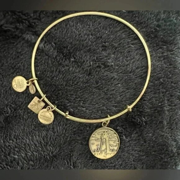 Alex and Ani | Lighthouse, Expandable Rafaelian Bangle Bracelet. - Picture 1 of 13
